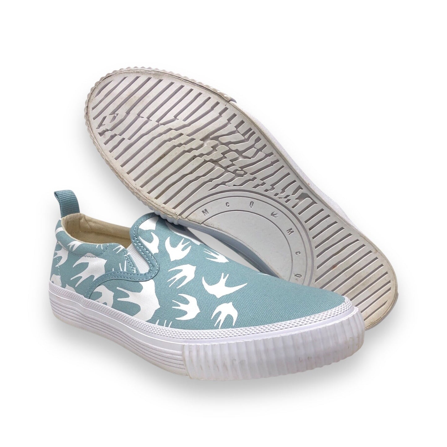 Shoes Flats By Clothes Mentor In Blue, Size: 10