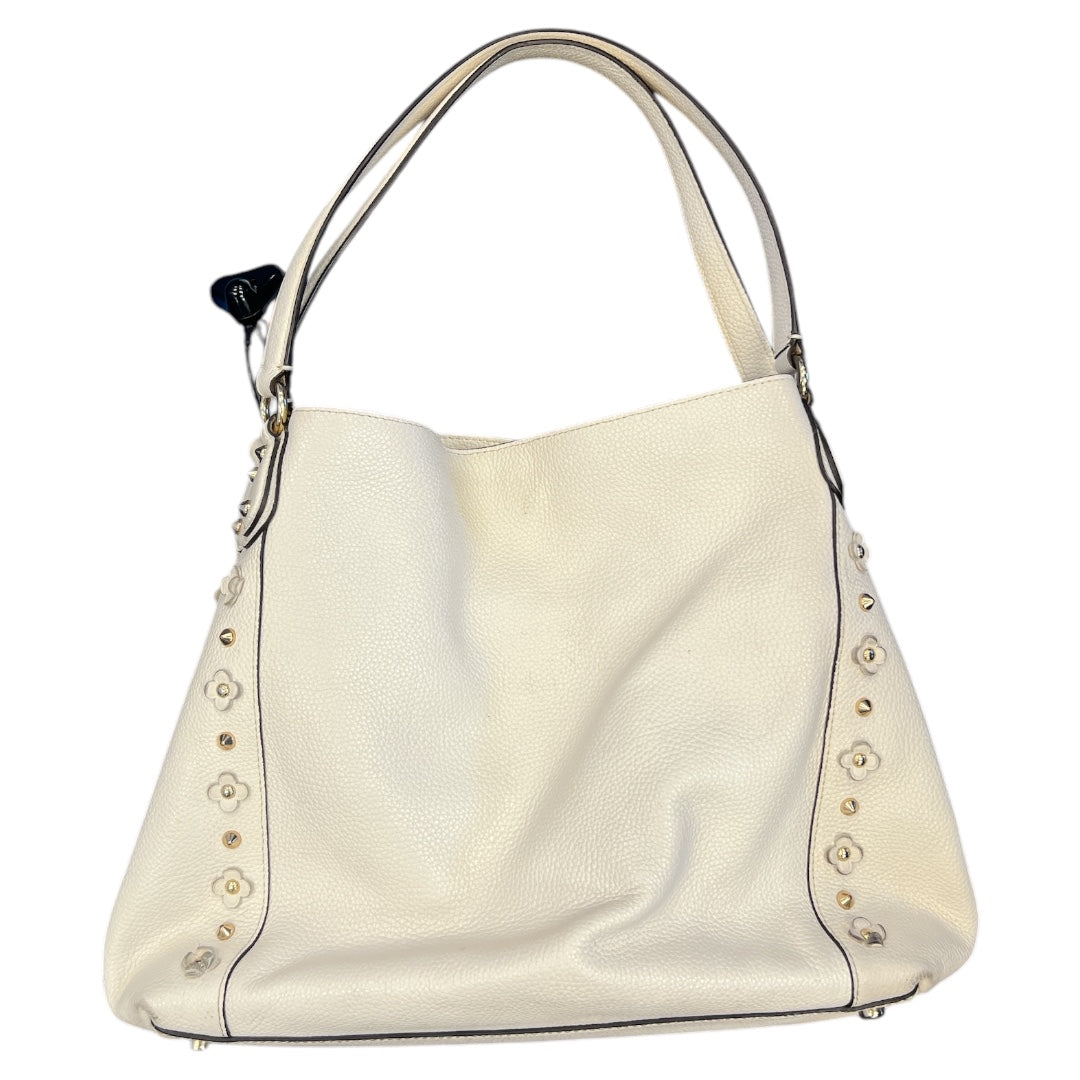 Handbag Designer By Coach In Cream, Size:Medium