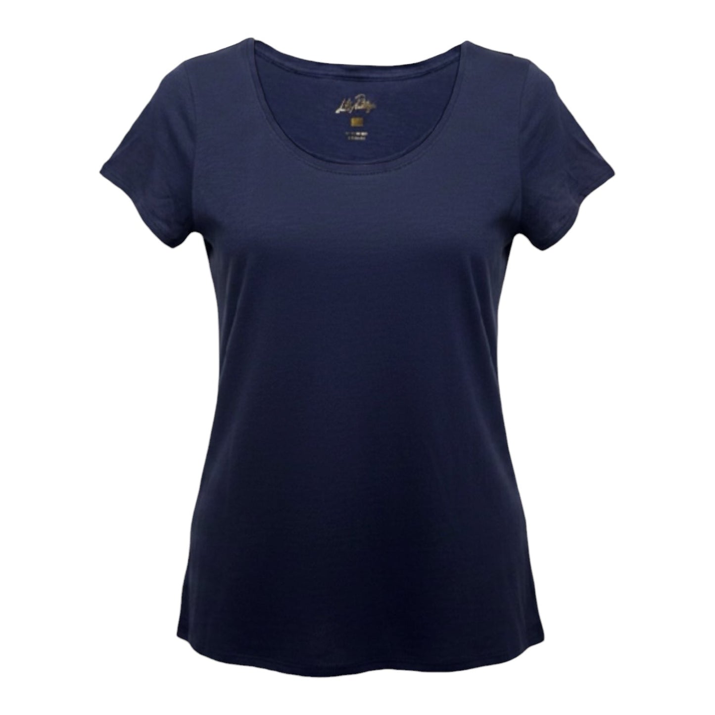 Etta Scoop-Neck Top Designer By Lilly Pulitzer In True Navy, Size: XS