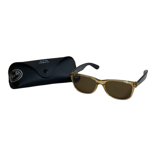 Sunglasses Designer By Ray Ban In Black & Brown