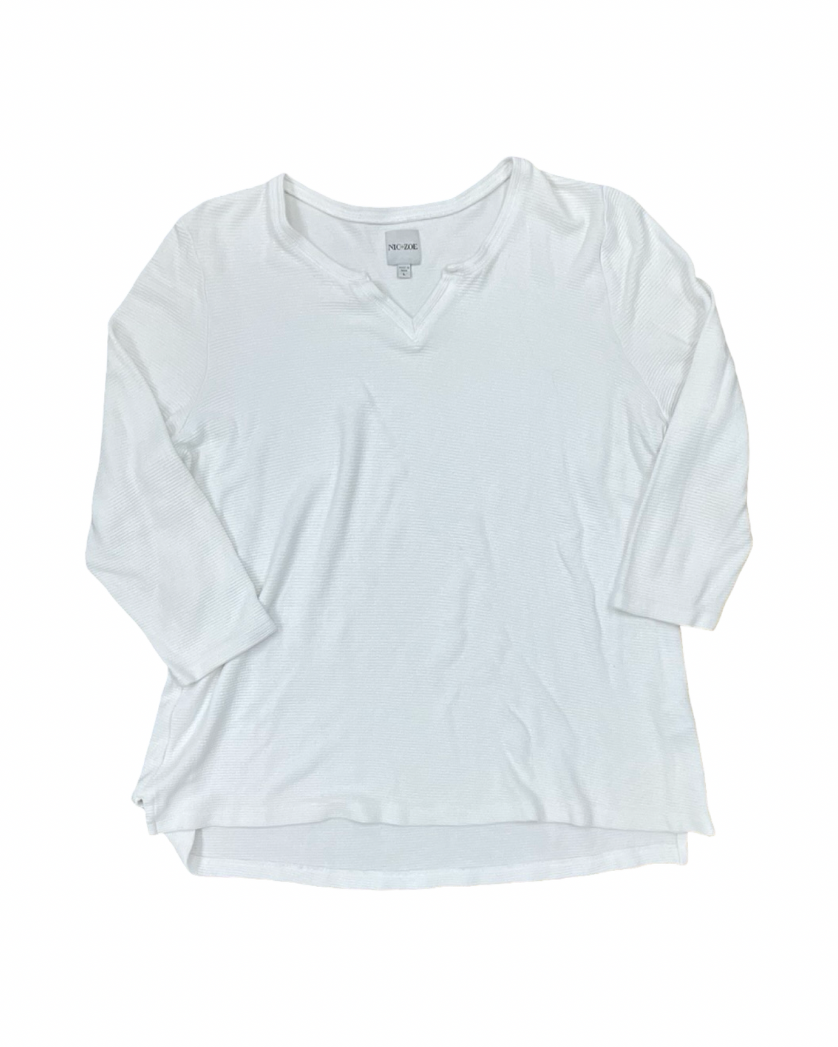 Top Ls By Nic + Zoe In White, Size:L