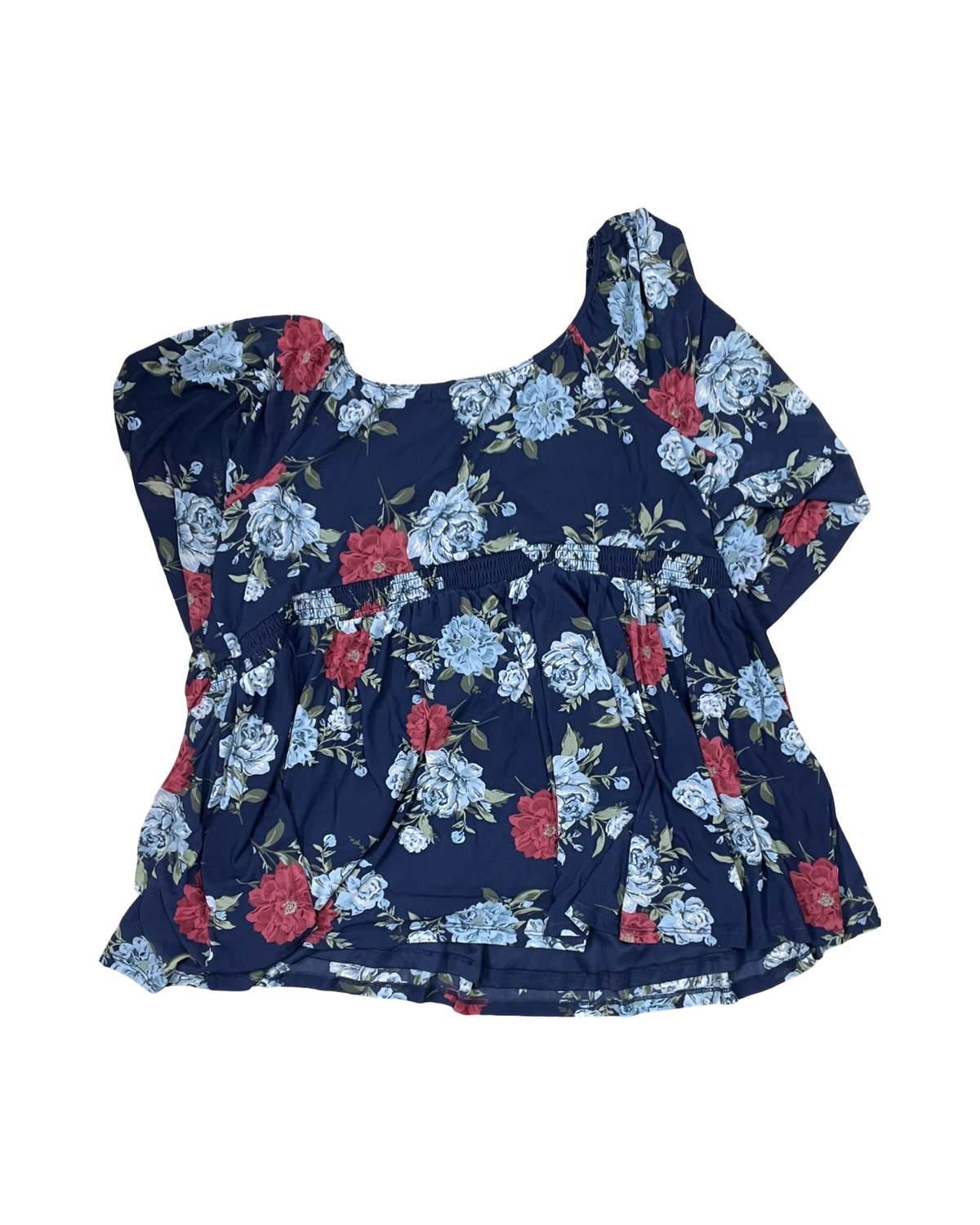 Top Ls By Tolani In Blue, Size:3X