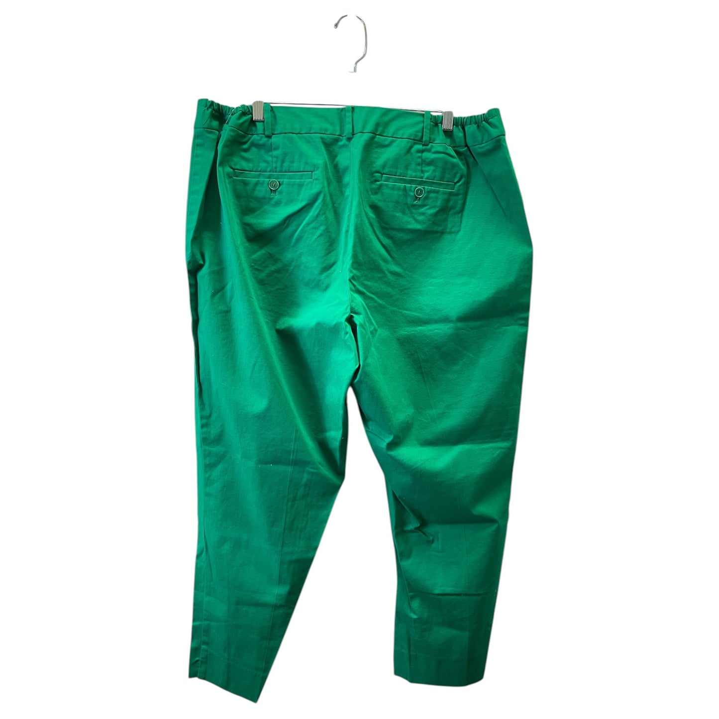 Pants Cropped By Talbots In Green, Size:1X