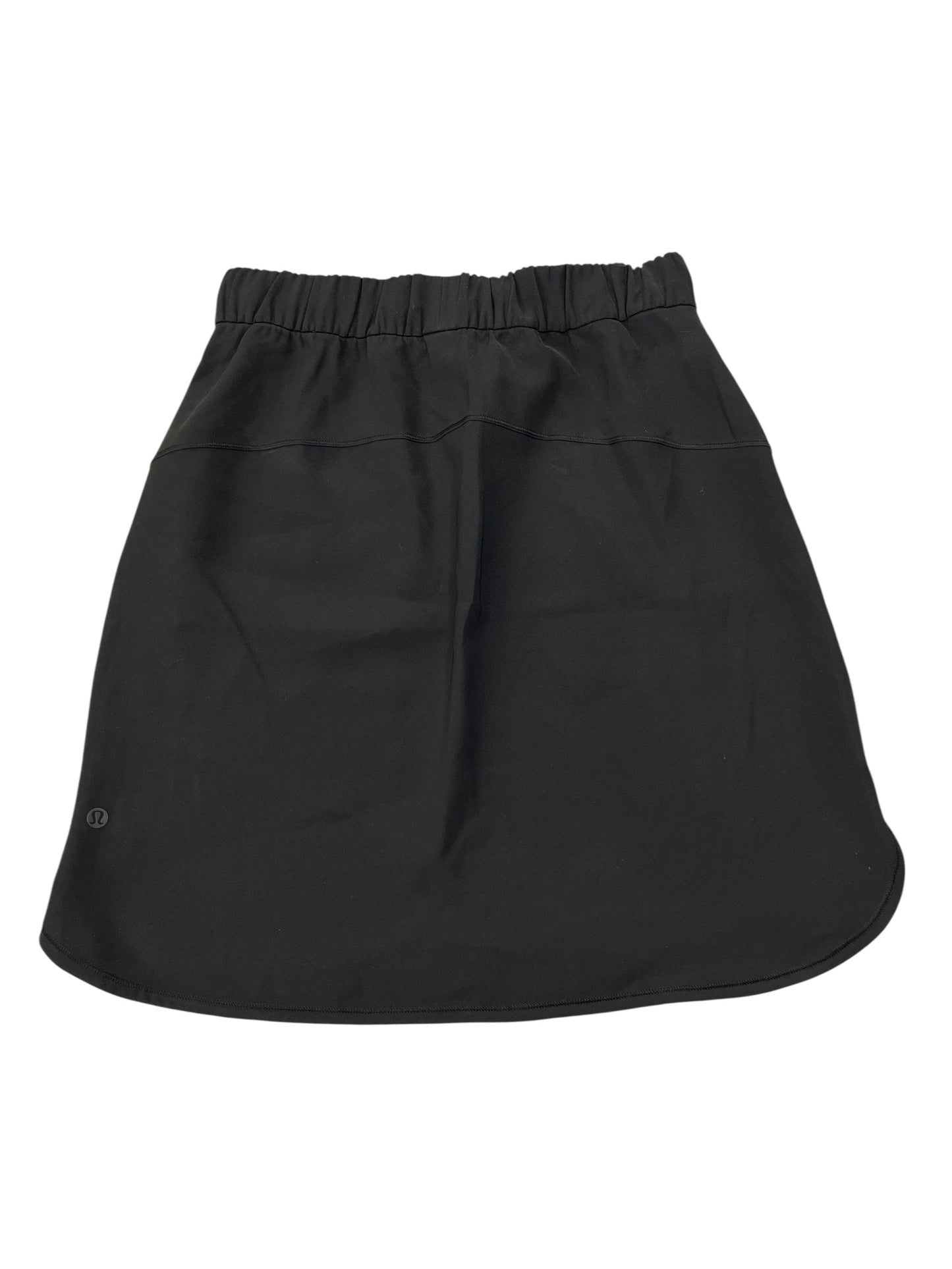 Athletic Skort By Lululemon In Black, Size:M