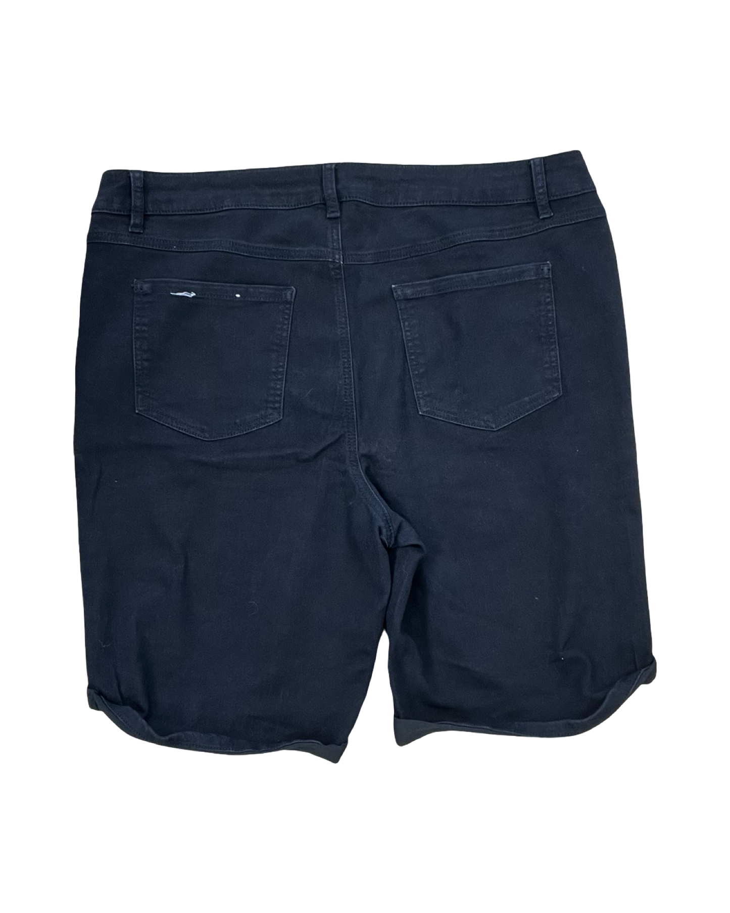 Shorts By D Jeans In Black Denim, Size:20