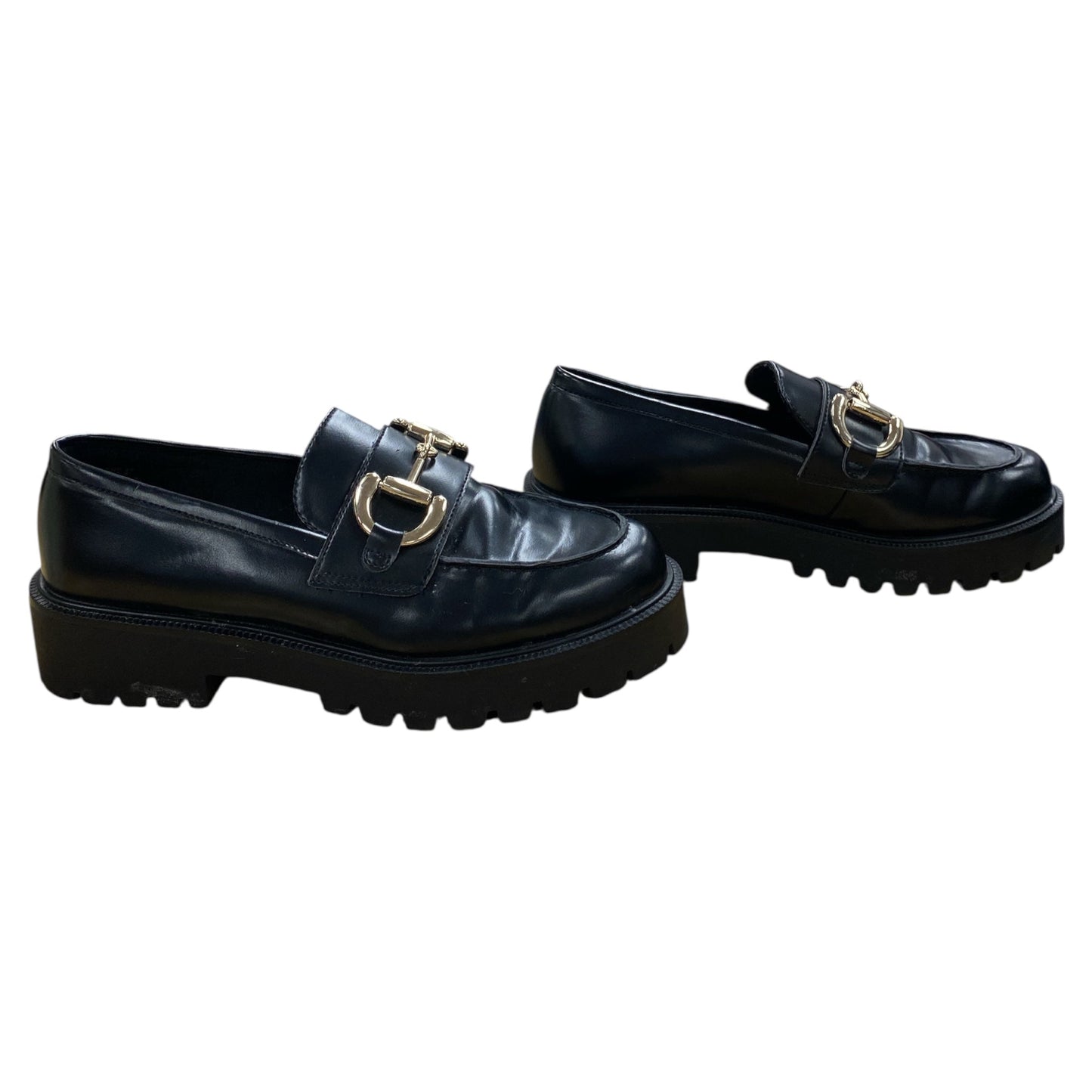 Shoes Flats By H&M In Black, Size:8