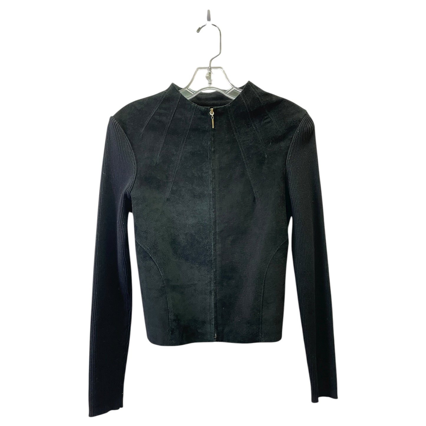 Jacket Leather By FROST In Black, Size:M