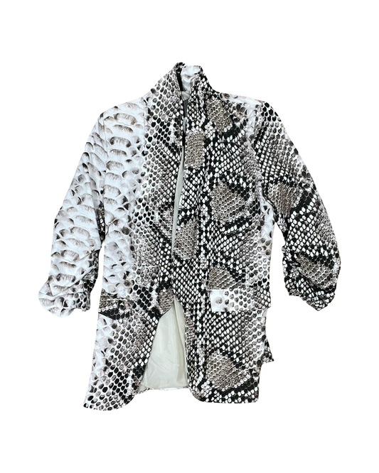 Blazer By Venti6 In Animal Print, Size:S
