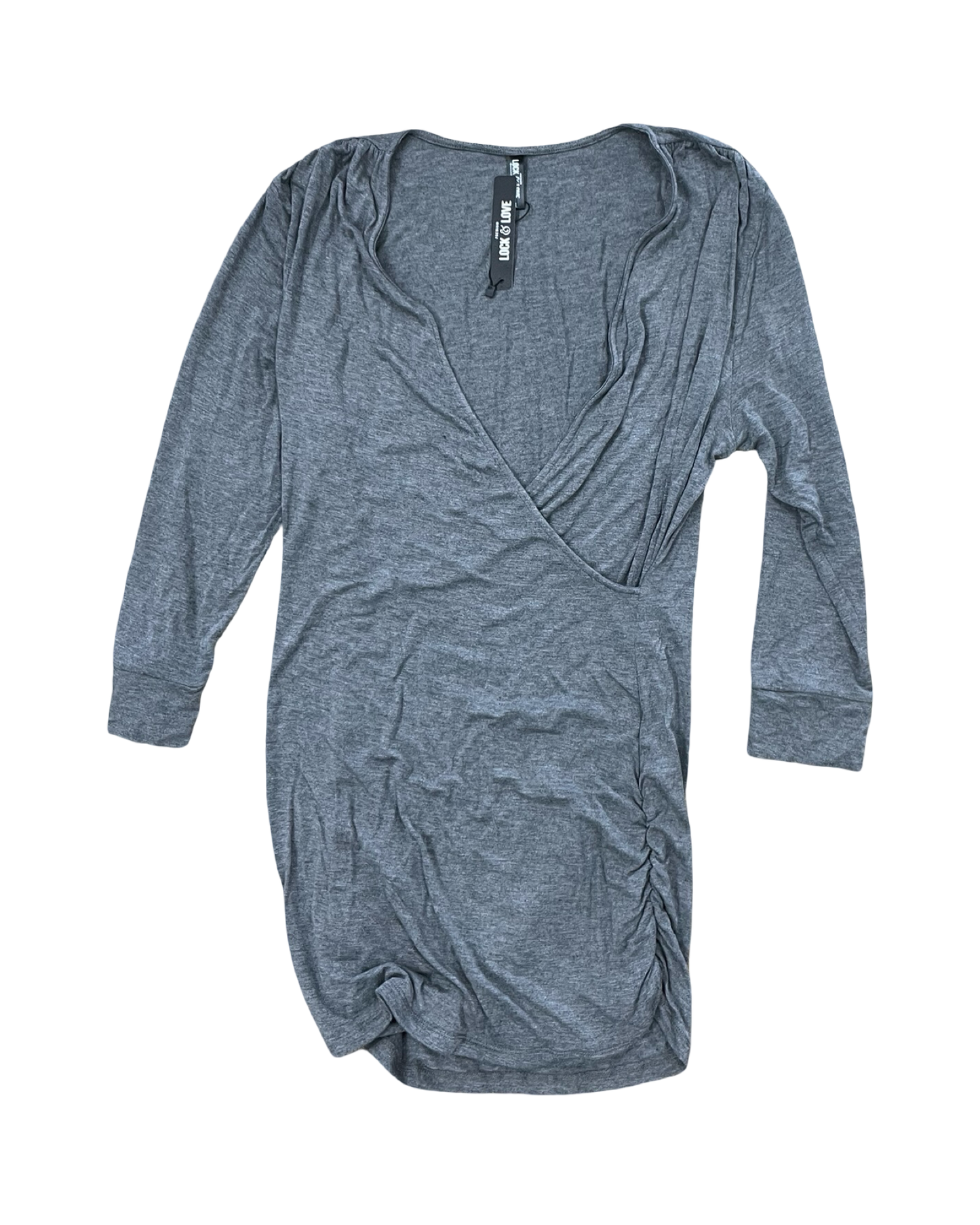 Top Ls By Clothes Mentor In Grey, Size:L