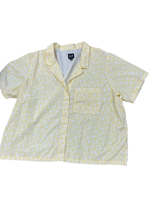 Lounge Set Shorts By Gap In Yellow, Size:1X