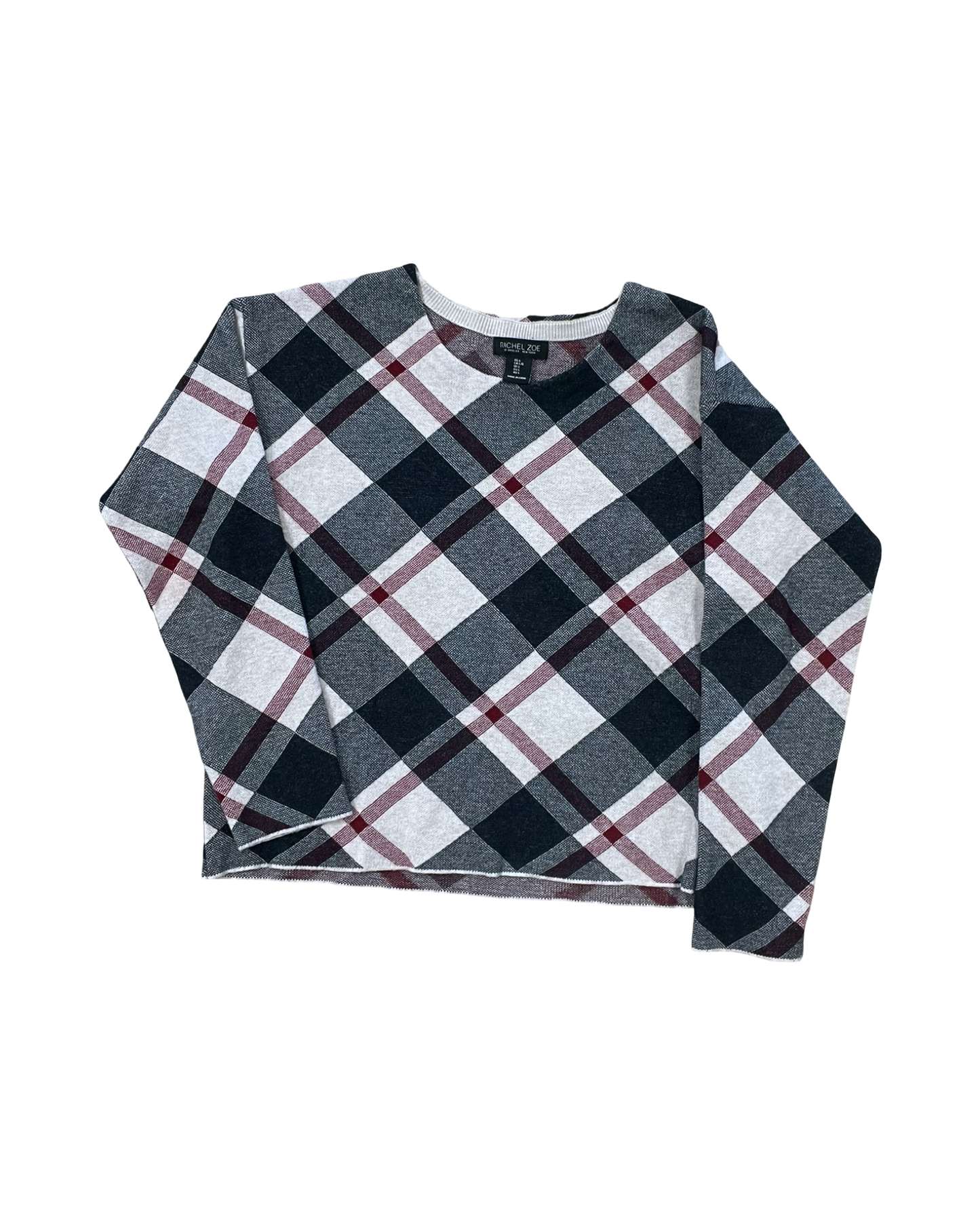 Top Ls By Rachel Zoe In Black & Tan, Size:L