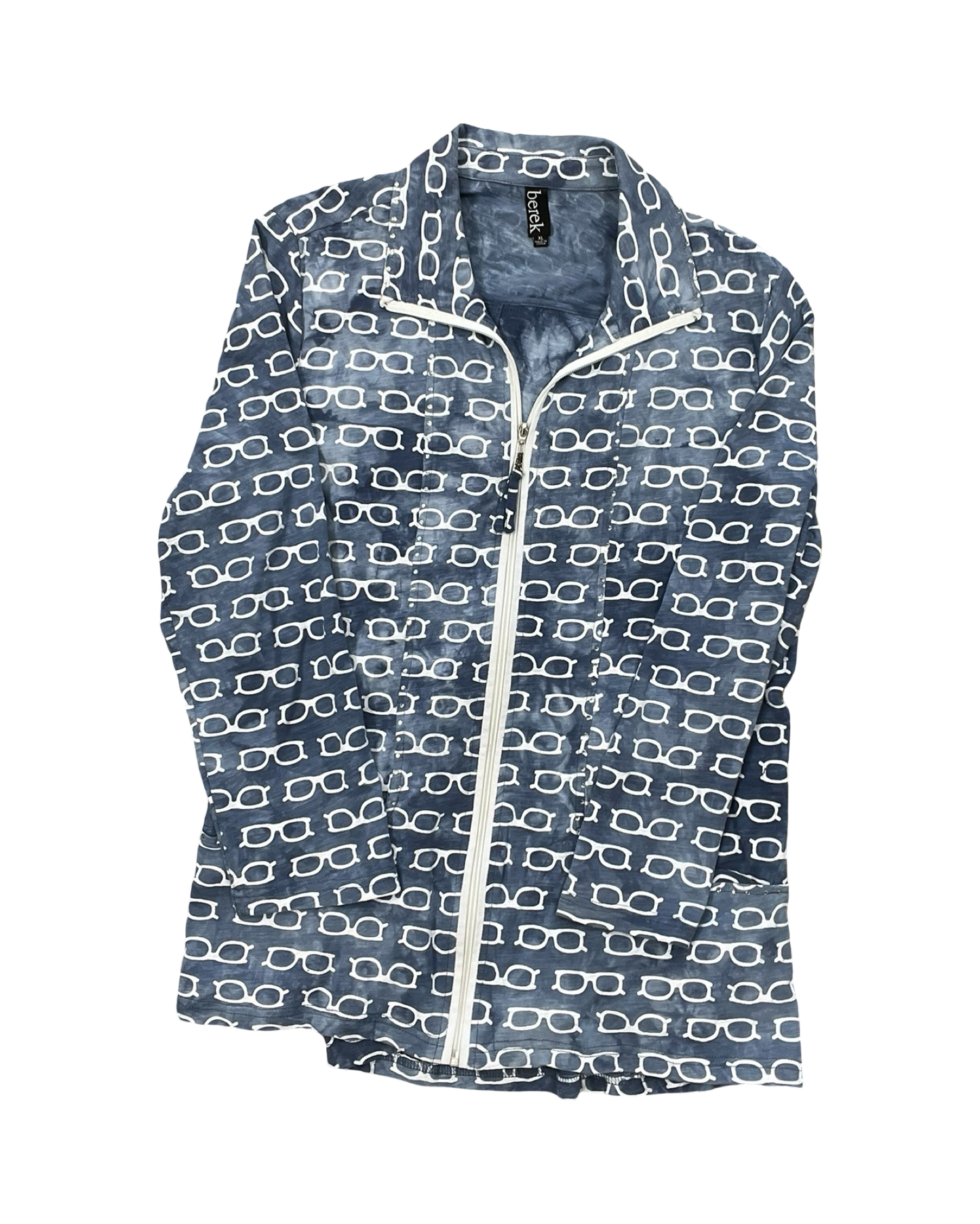 Jacket Other By Clothes Mentor In Blue & White, Size:Xl