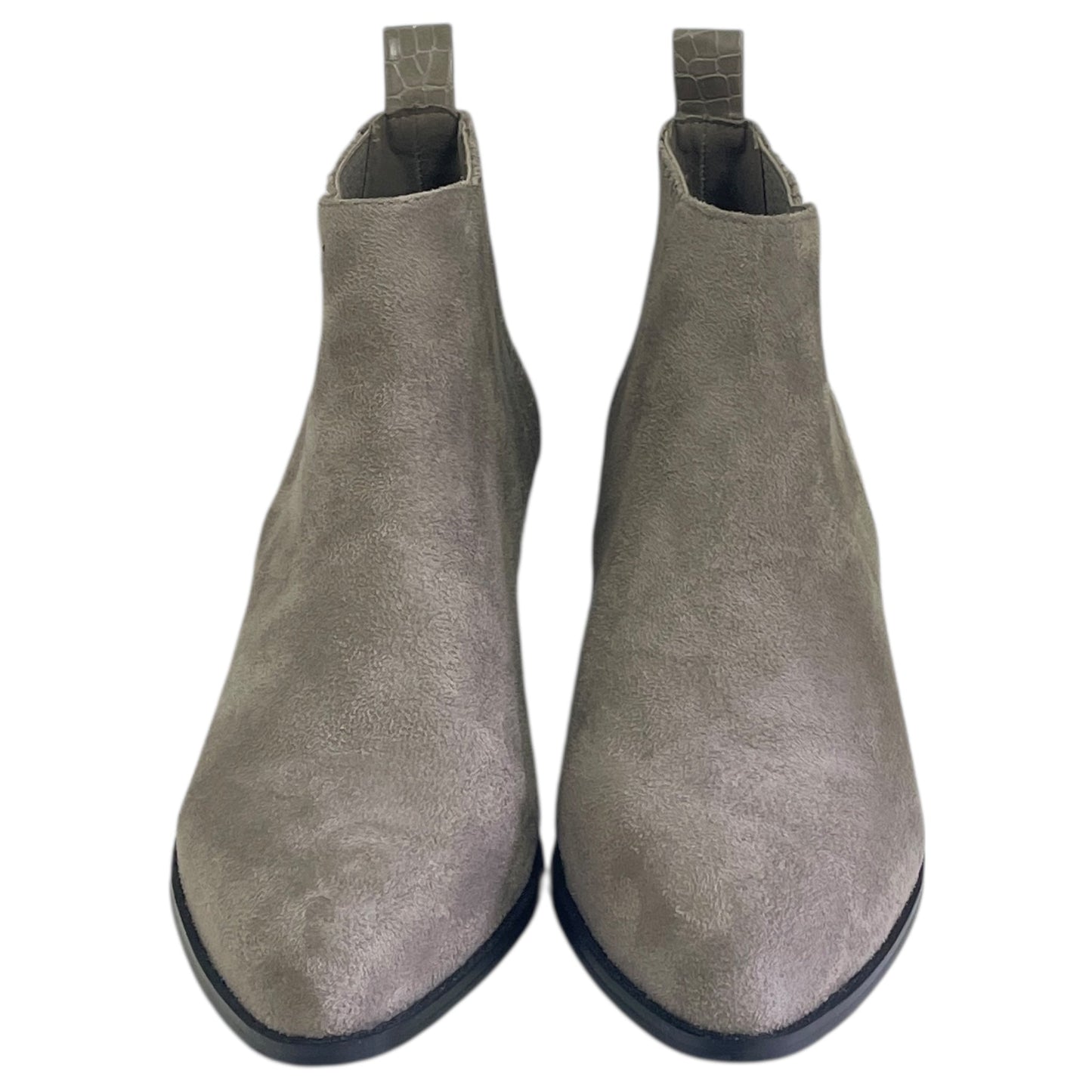 Boots Ankle Heels By SHEIN In Grey, Size:9