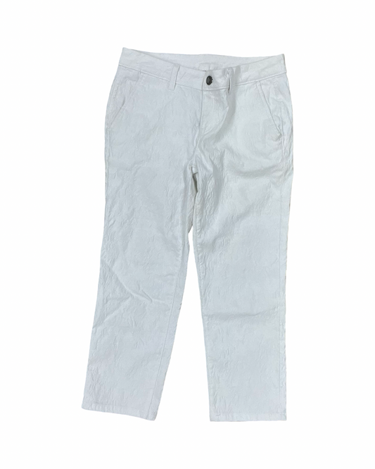 Pants Cropped By Simply Vera In White, Size:4