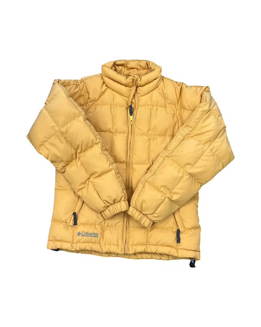 Coat Puffer & Quilted By Columbia In Yellow, Size:M