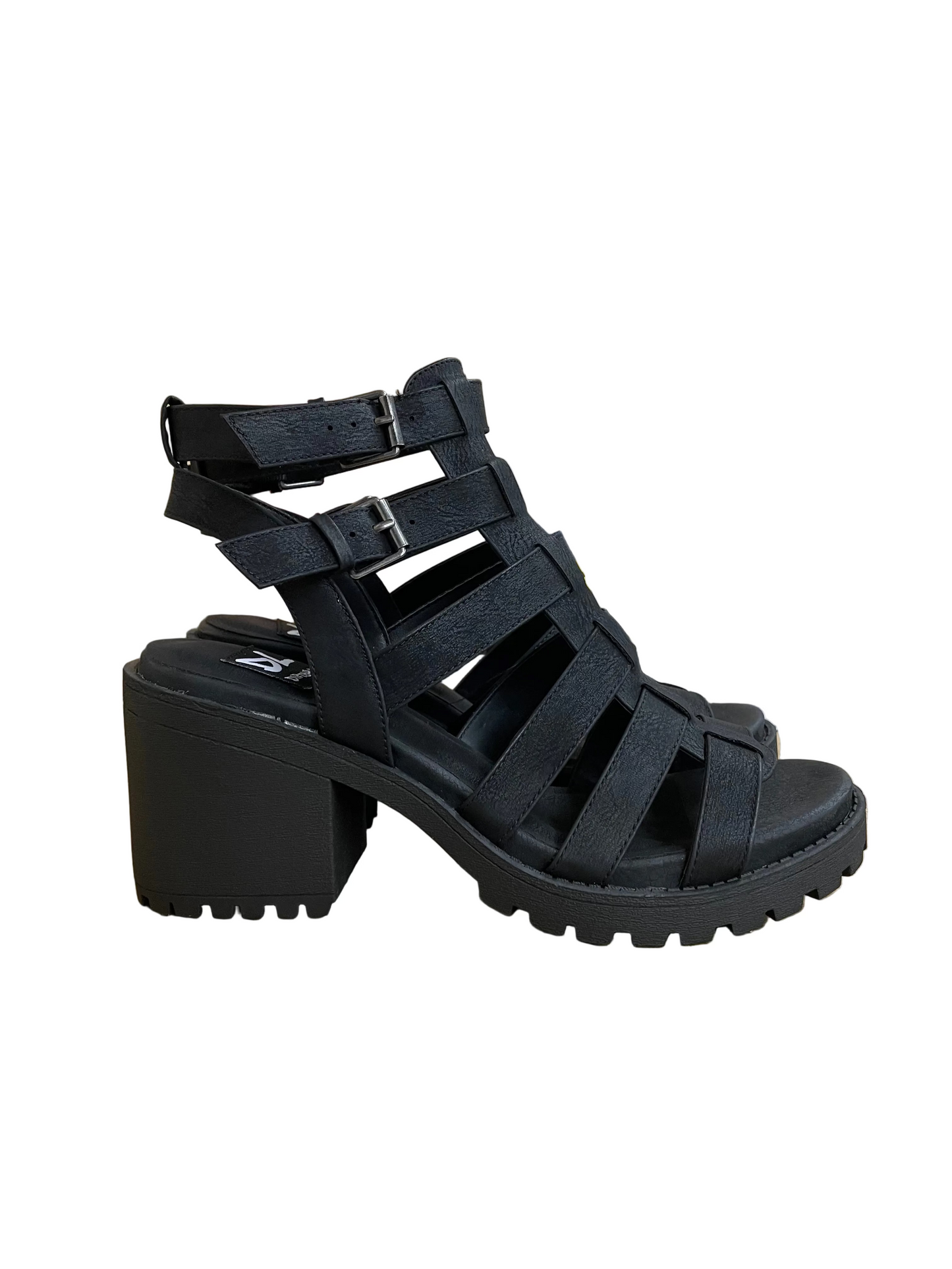 Sandals Heels Block By Dirty Laundry In Black, Size:7.5