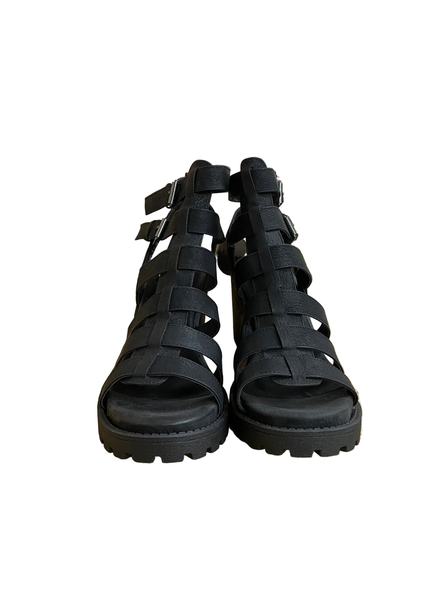 Sandals Heels Block By Dirty Laundry In Black, Size:7.5