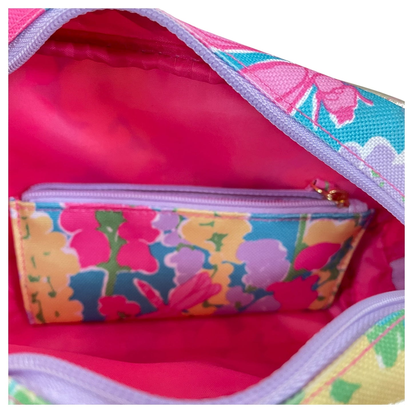 Makeup Bag Designer By Lilly Pulitzer In Floral Print, Size:Small