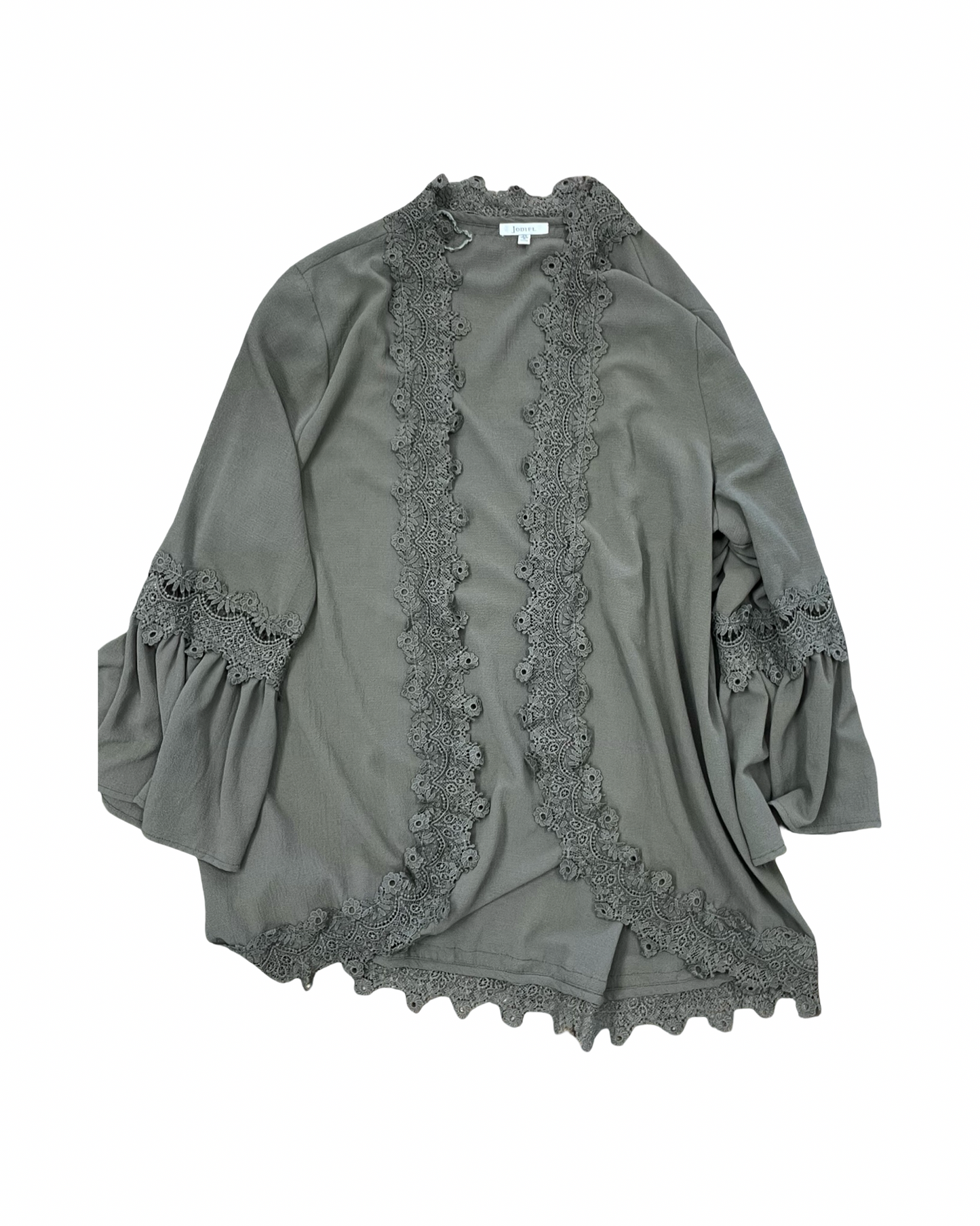 Cardigan By Jodifl In Green, Size:2X