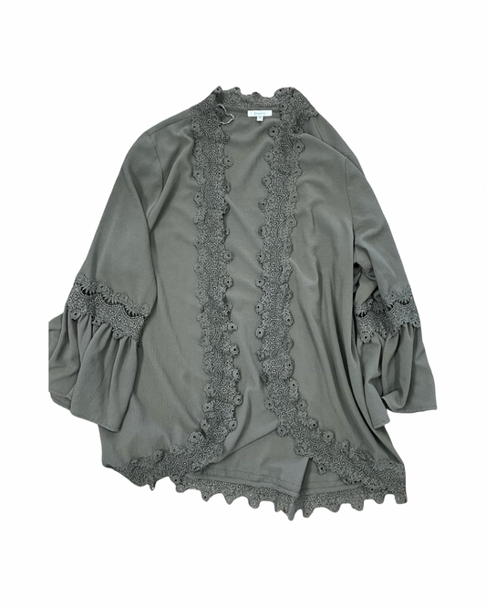 Cardigan By Jodifl In Green, Size:2X