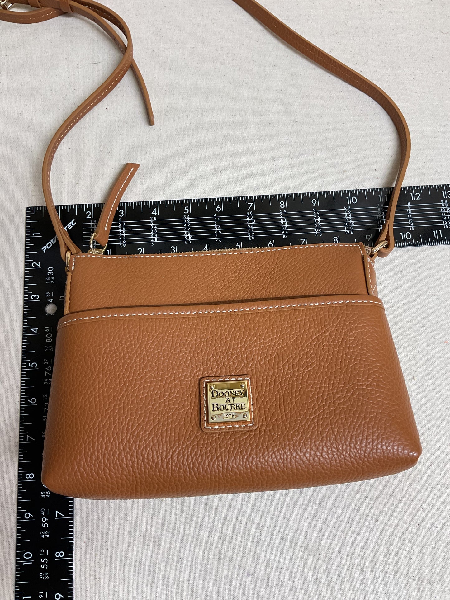 Crossbody Designer By Dooney And Bourke In Tan, Size:Small