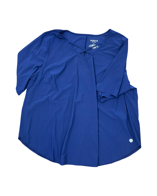 Top Ss By Torrid In Blue, Size:4X