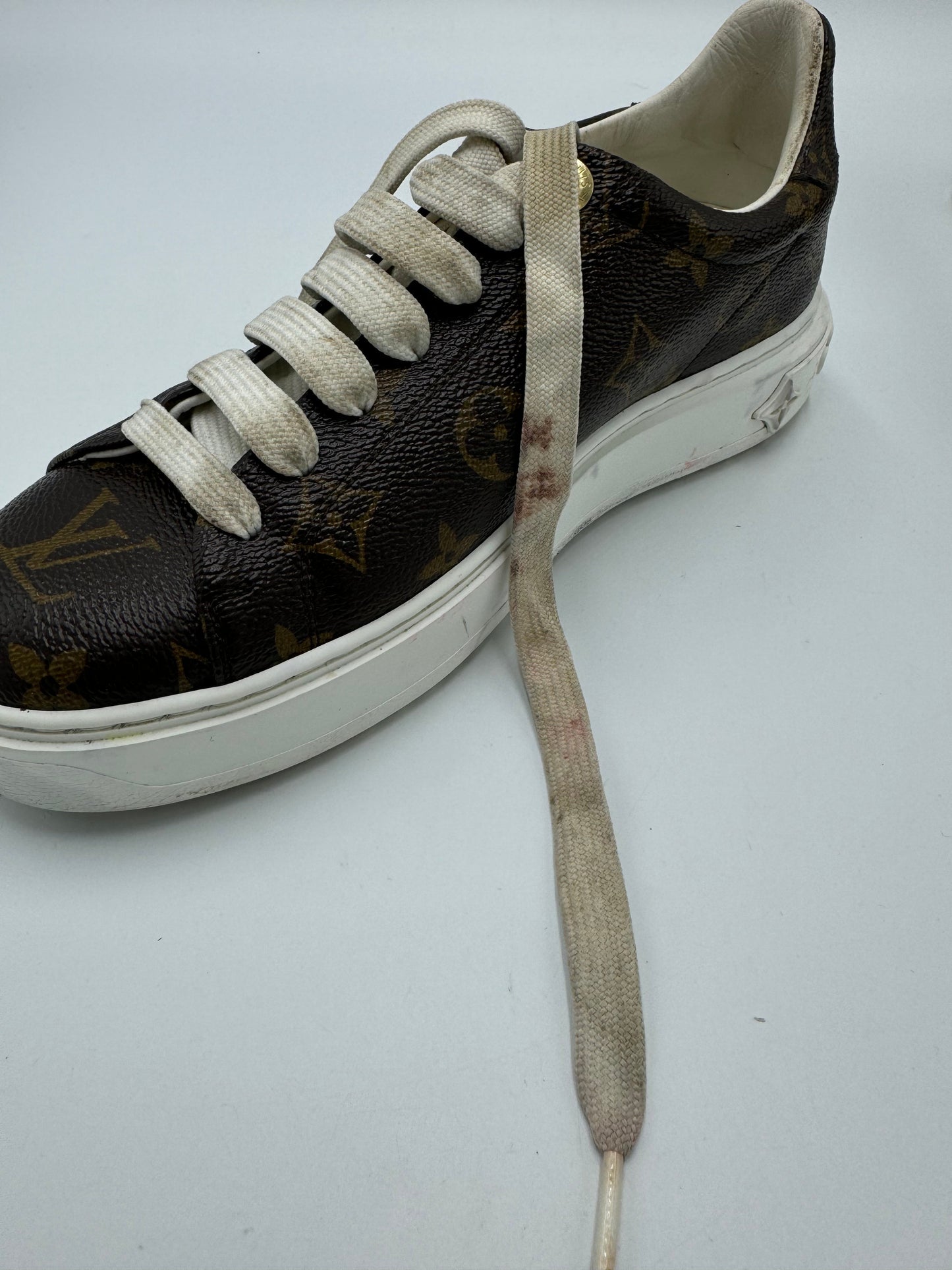 Louis Vuitton Monogram Shoes Luxury Designer, Size: 8 (38)