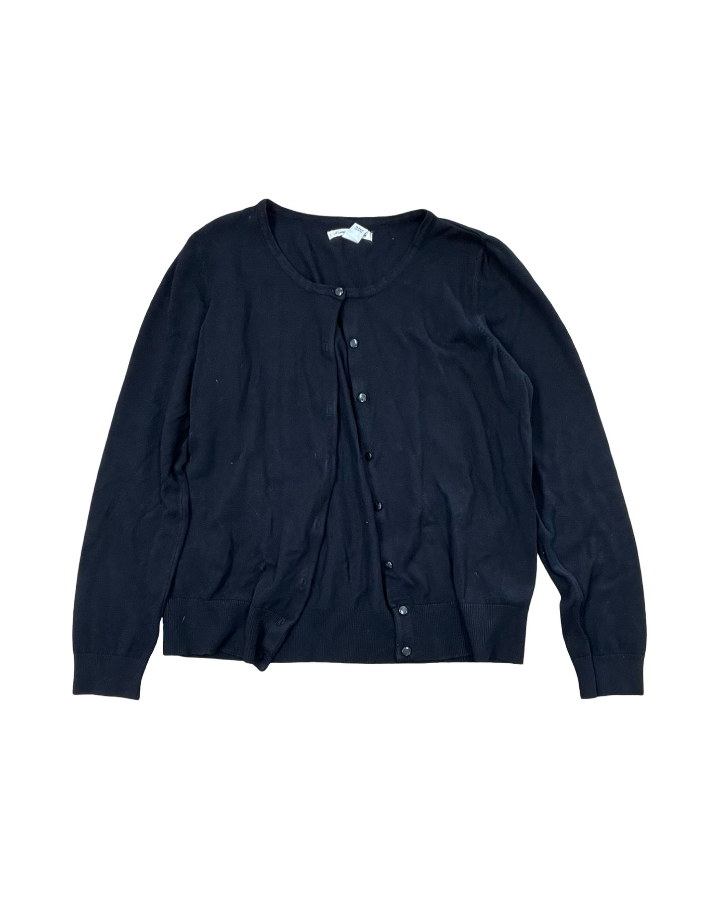 Cardigan By Kenneth Cole In Black, Size:L