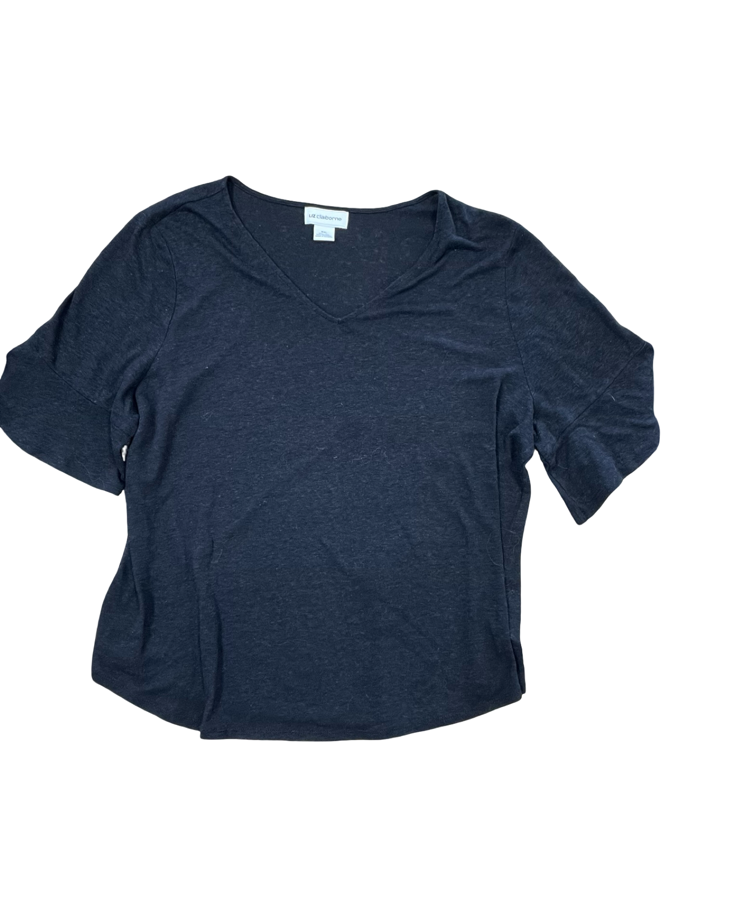 Top Ss By Liz Claiborne In Black, Size:1X