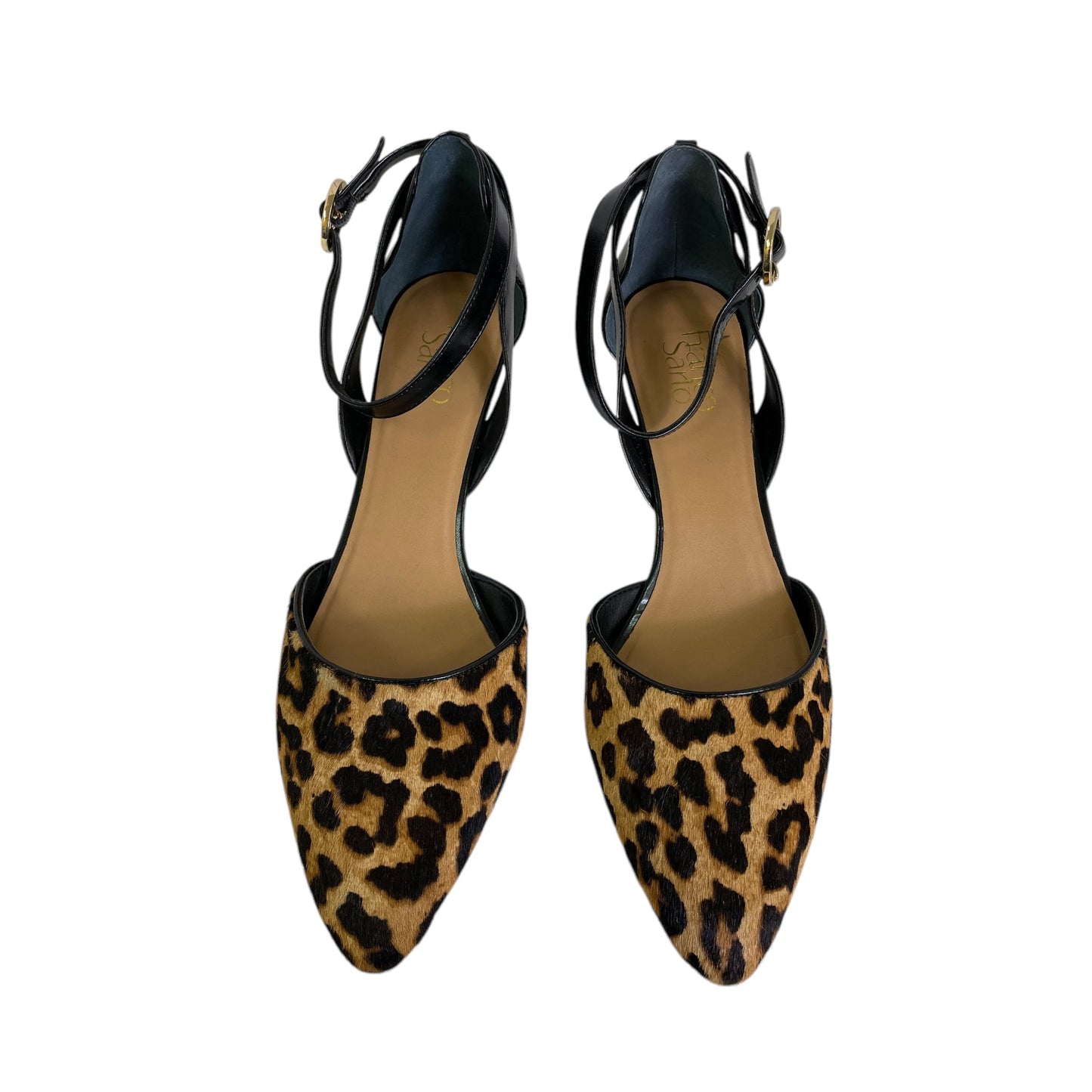 Shoes Heels Wedge By Franco Sarto In Animal Print, Size:10