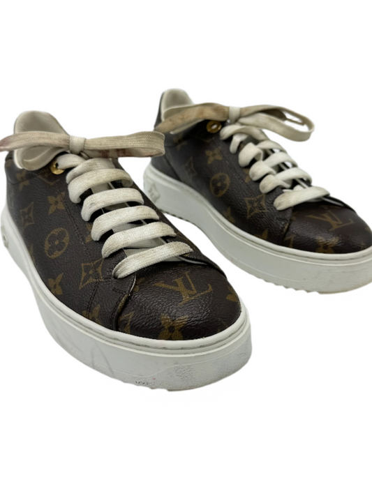 Louis Vuitton Monogram Shoes Luxury Designer, Size: 8 (38)