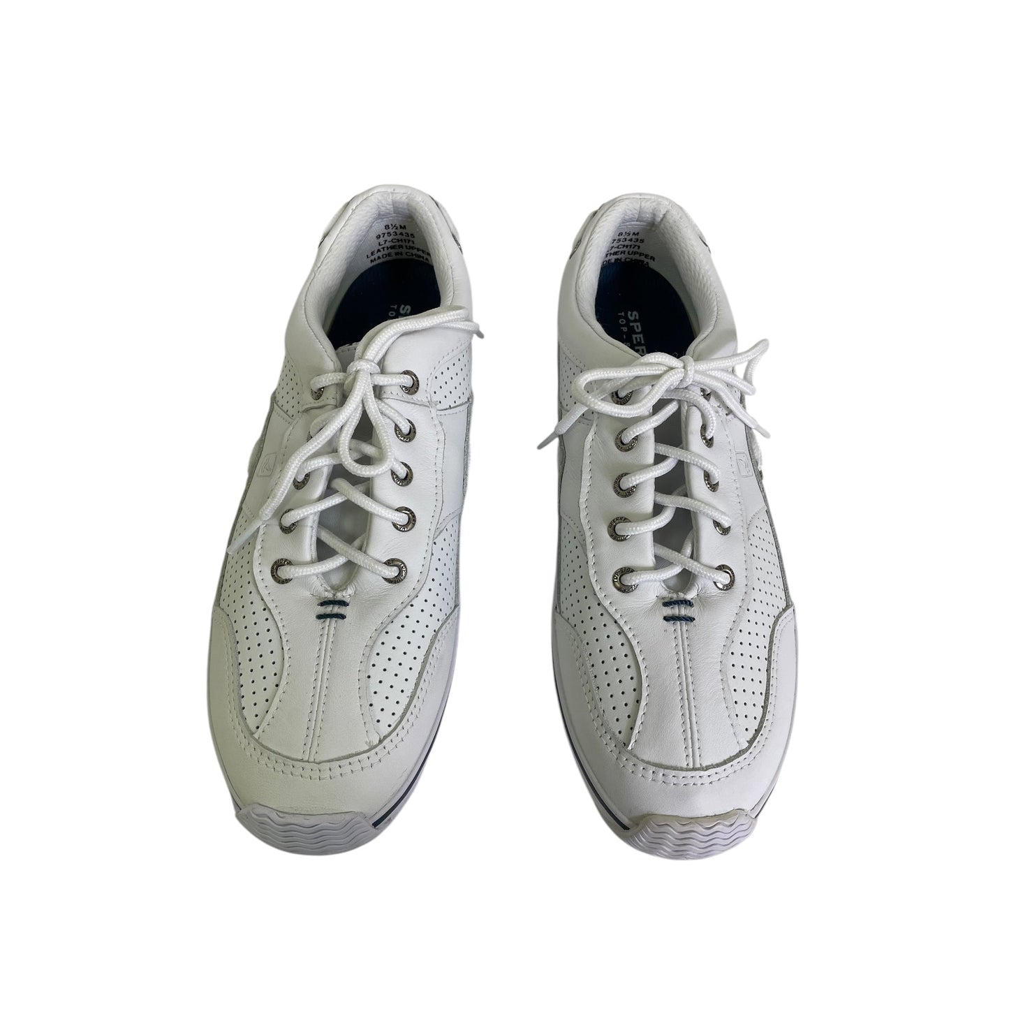 Shoes Sneakers By Sperry In White, Size:8.5