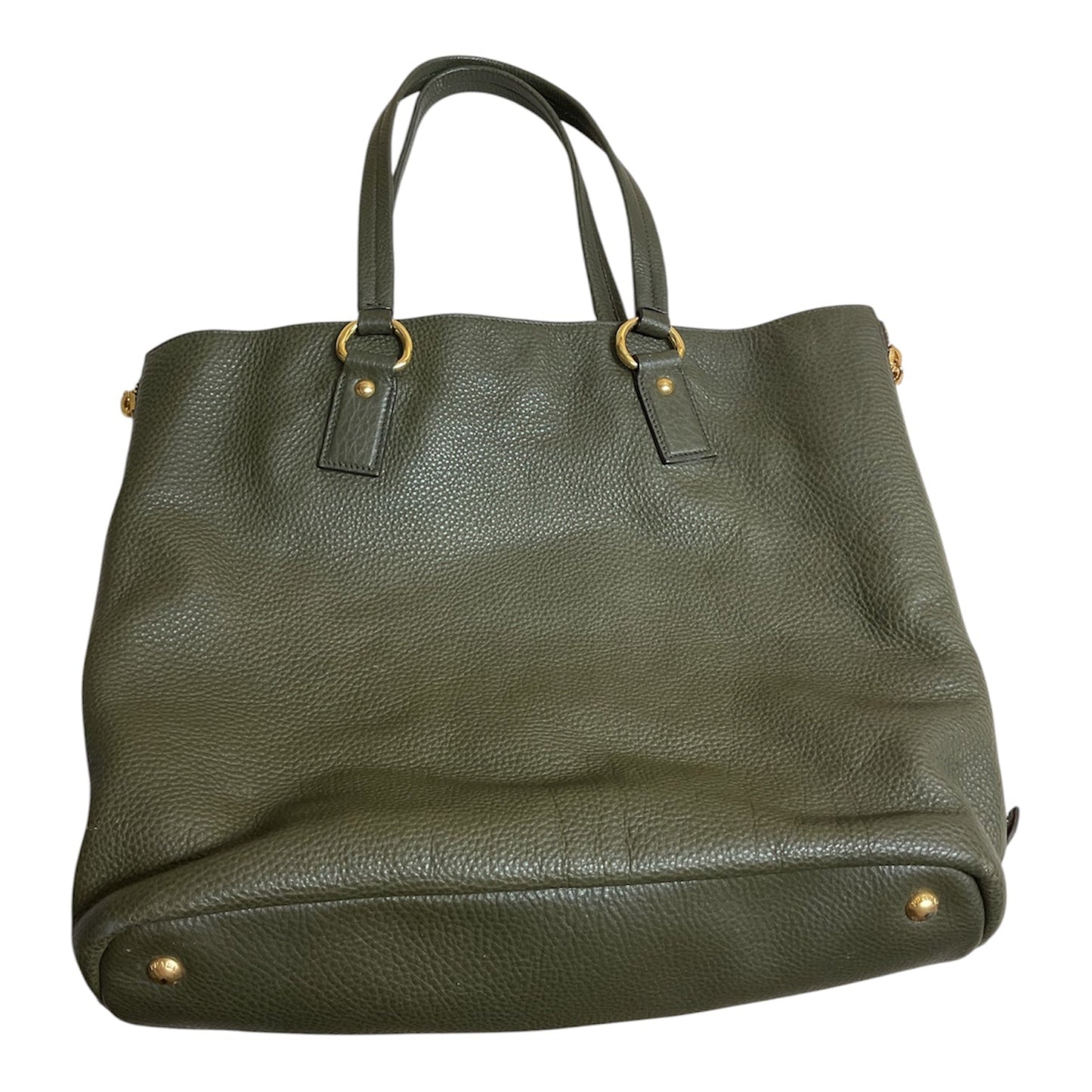 Handbag Luxury Designer By Prada In Green, Size:Large