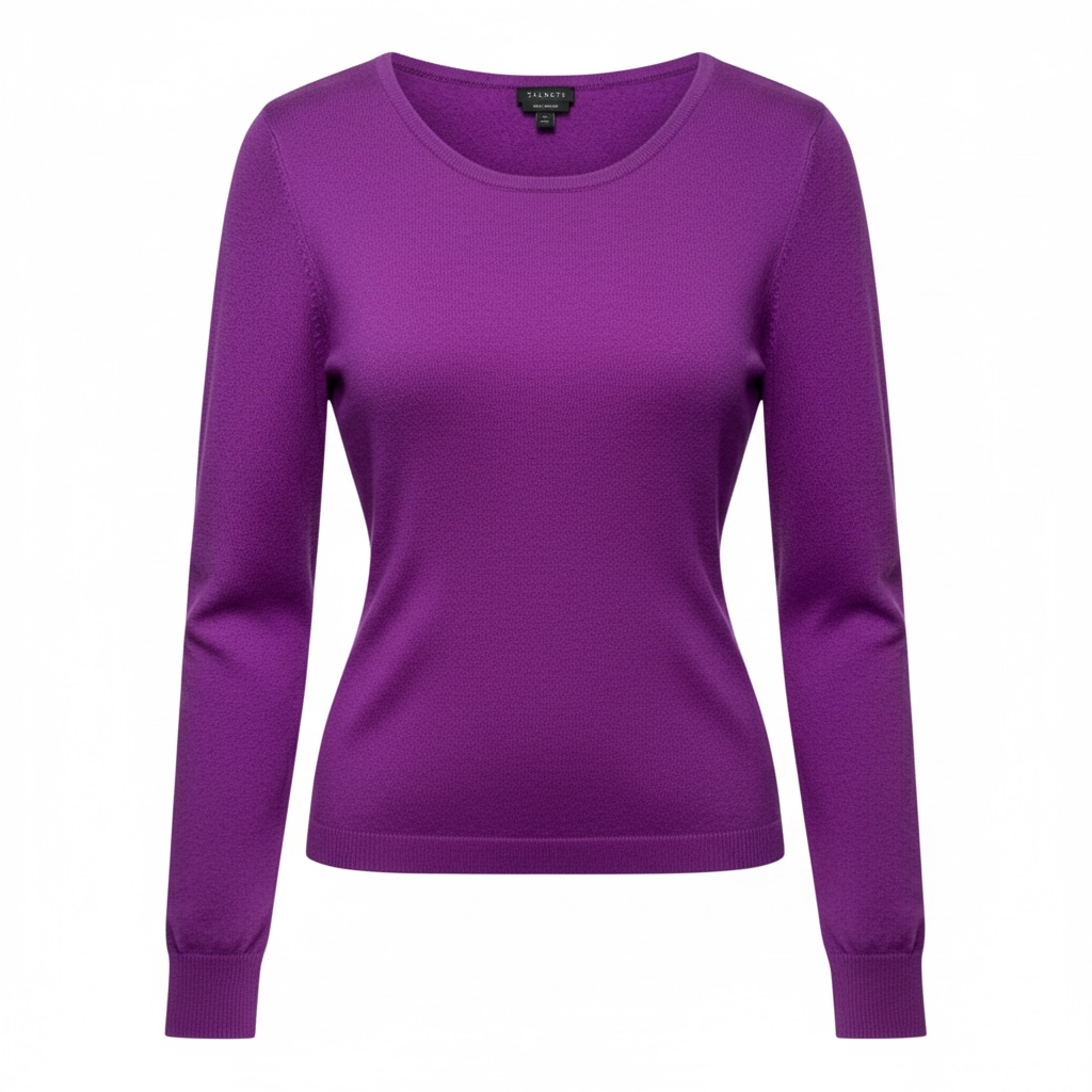 Cashmere Sweater By Talbots In Purple, Size: L