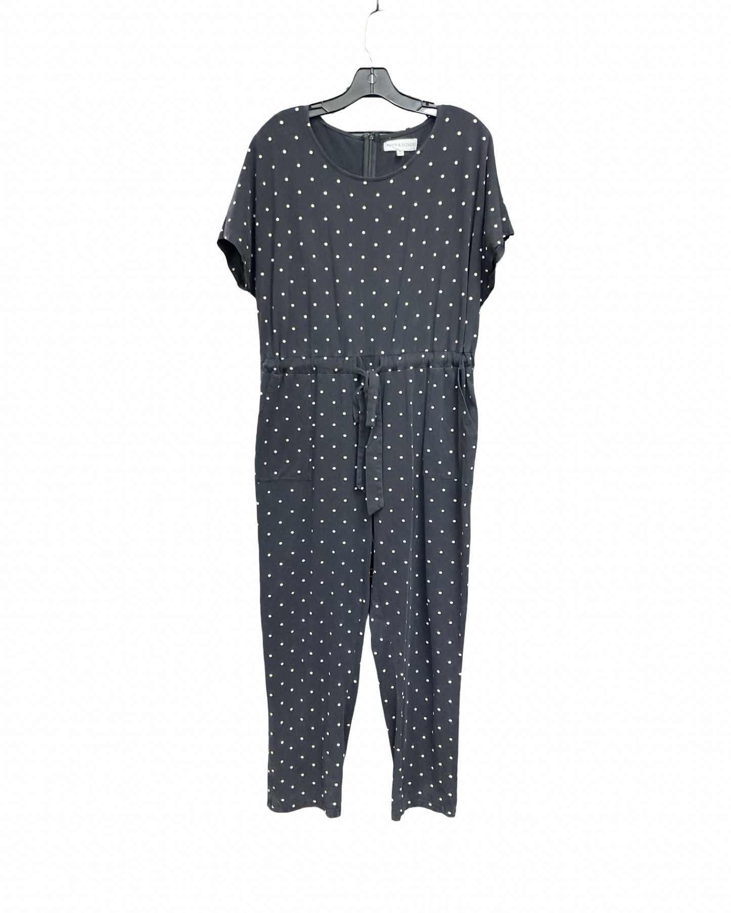 Jumpsuit By Clothes Mentor In Black & Cream, Size:Xl
