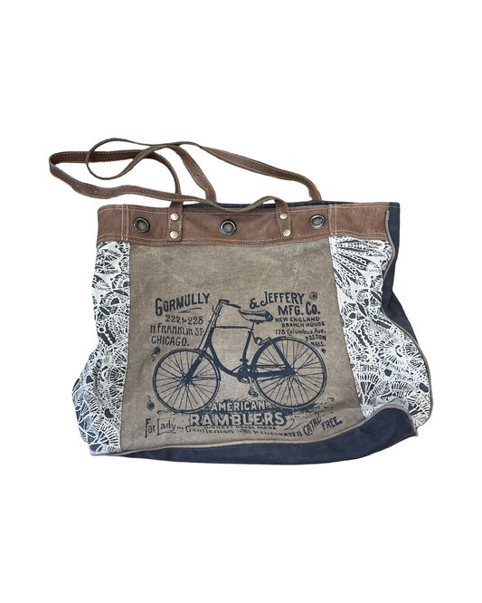 Tote By Myra In Grey, Size:Large