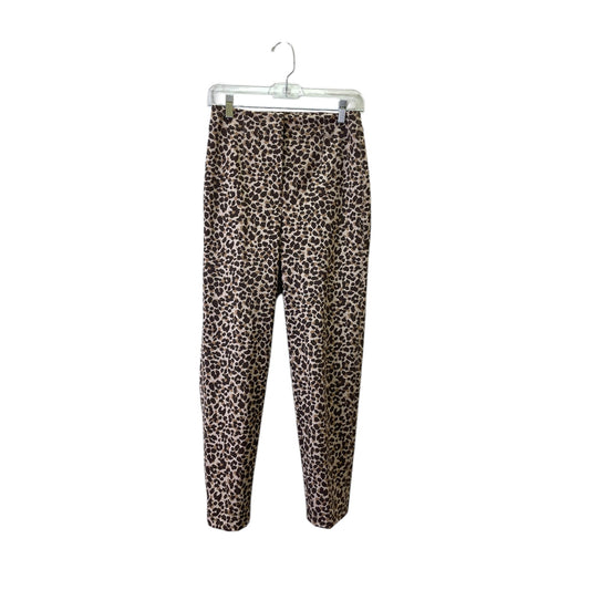 Athletic Leggings By Ann Taylor In Animal Print, Size:0