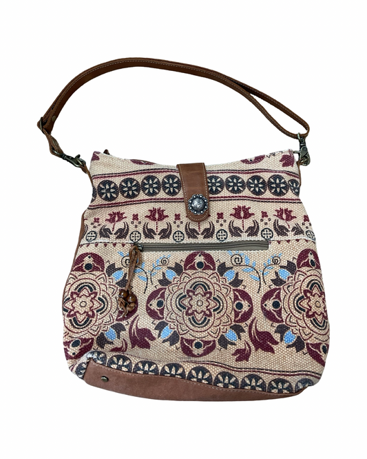 Crossbody By Myra In Brown, Size:Large