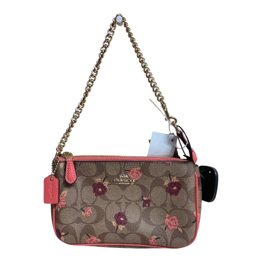 Handbag Designer By Coach In Floral Print, Size:Small