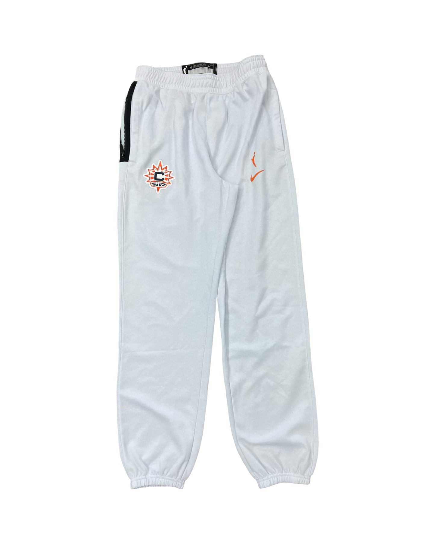 Athletic Pants By Nike In White, Size:M