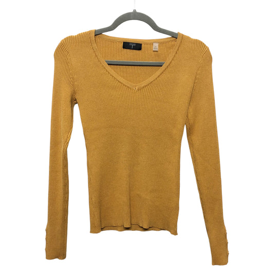 Top Ls By T Tahari In Yellow, Size:S