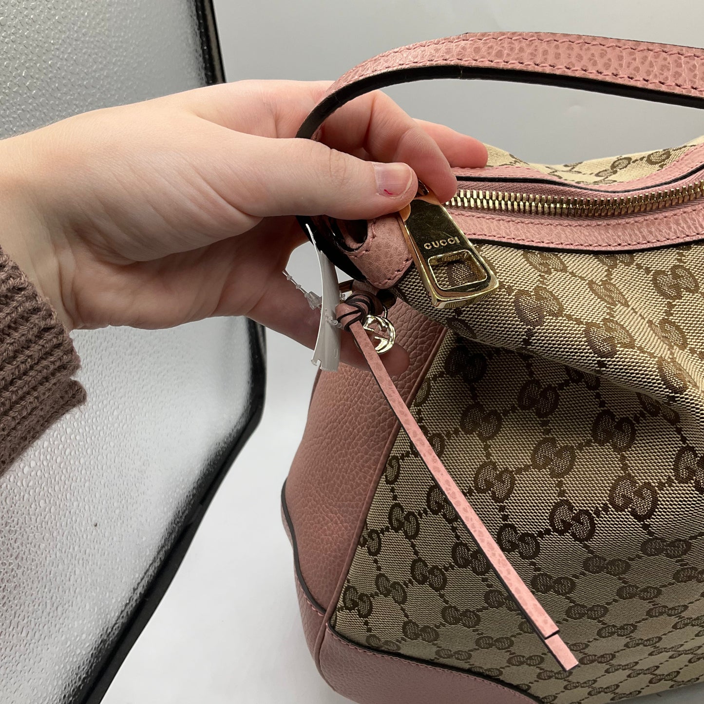 Handbag Luxury Designer By Gucci, Size: Large