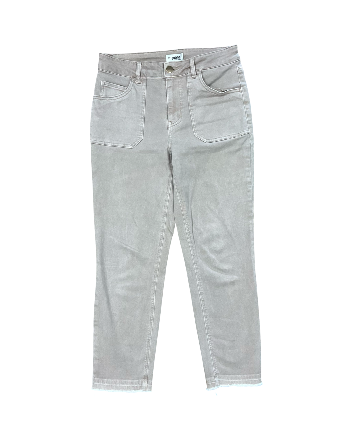 Jeans Skinny By Maurices In Tan Denim, Size:8