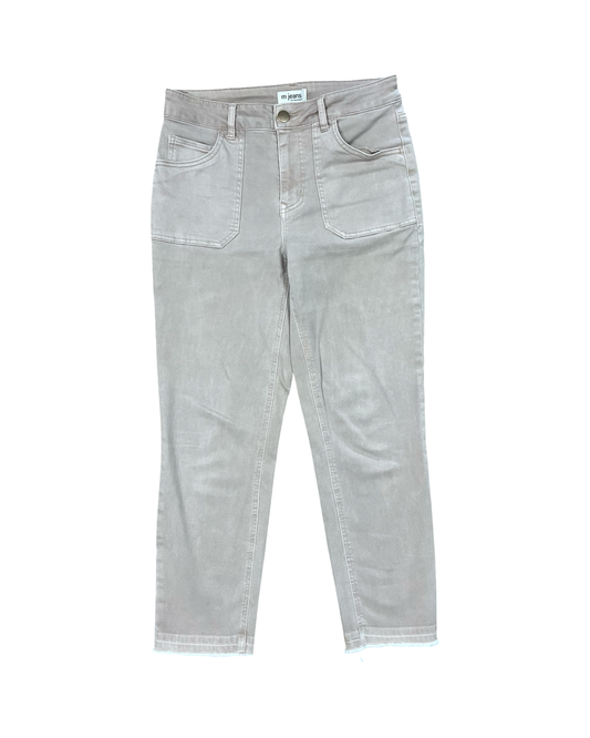 Jeans Skinny By Maurices In Tan Denim, Size:8