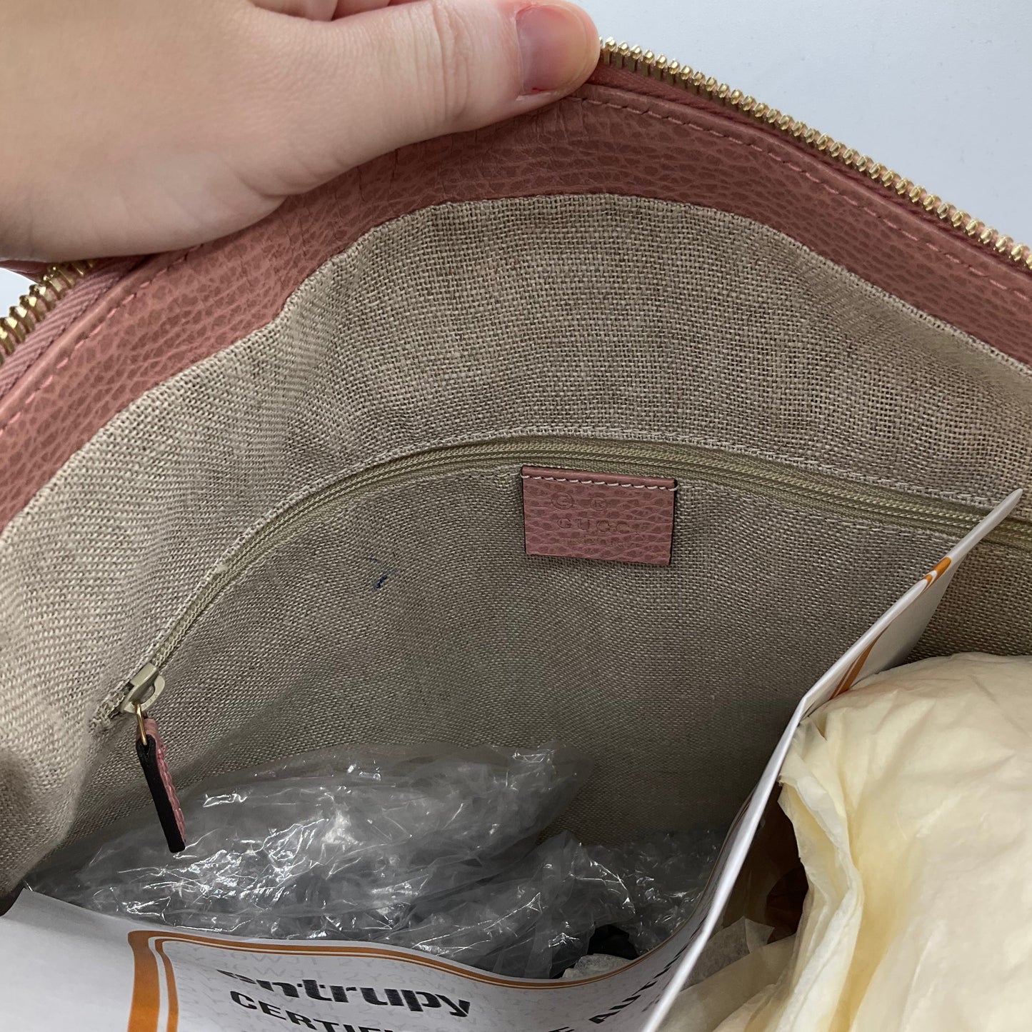 Handbag Luxury Designer By Gucci, Size: Large