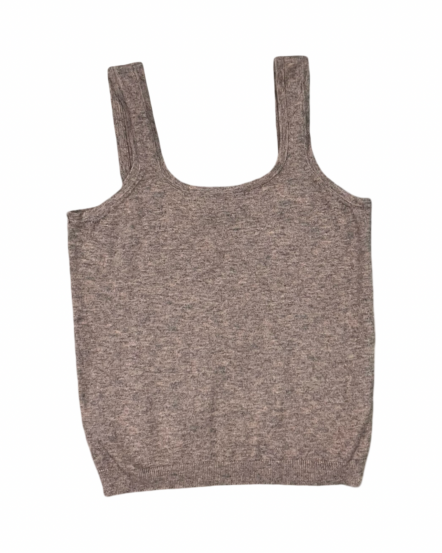 Top Sleeveless By Time And Tru In Brown, Size:M