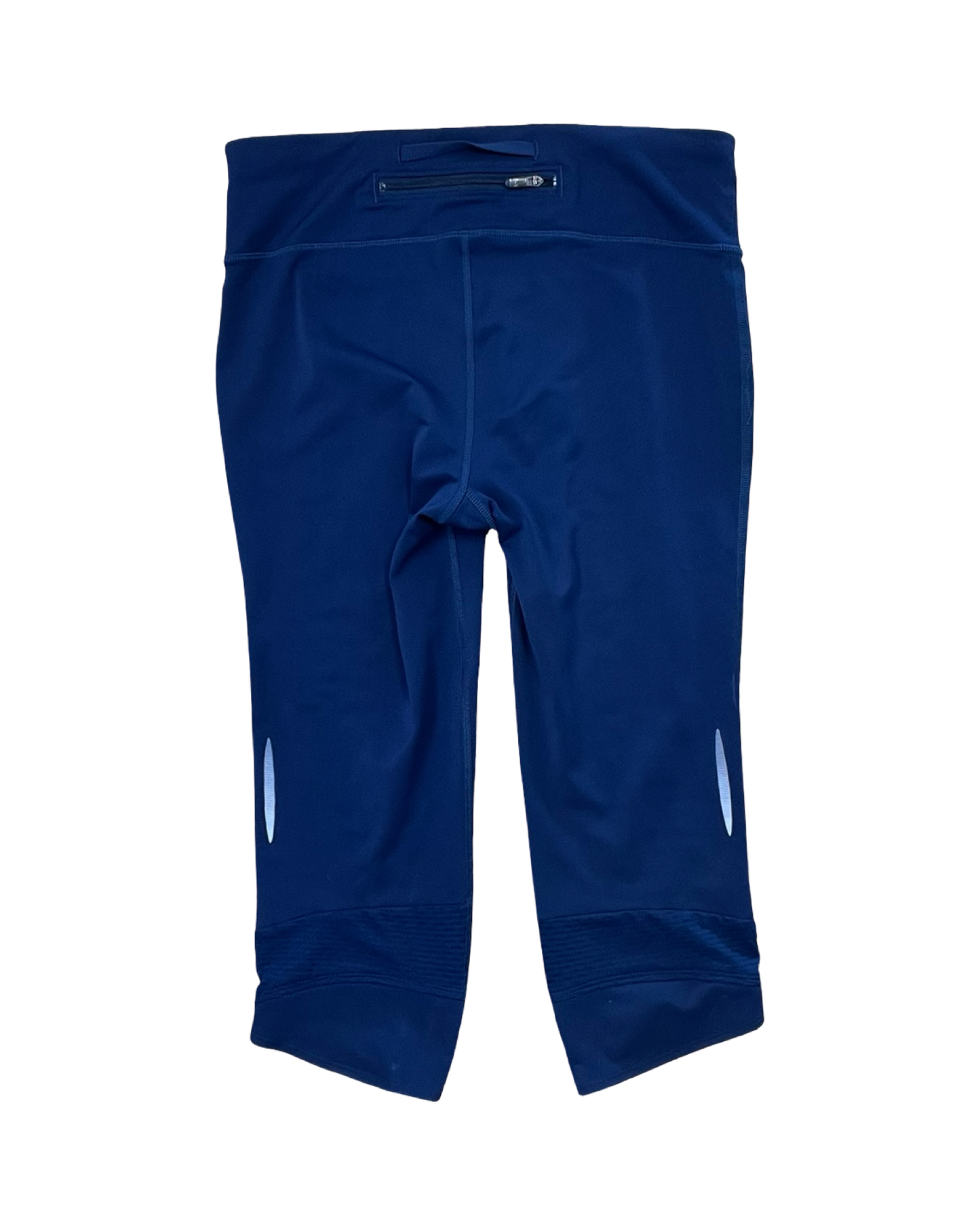 Athletic Leggings Capris By Under Armour In Navy, Size:M