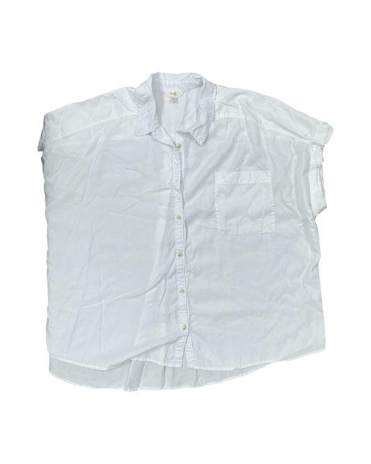 Blouse Ss By Terra & Sky In White, Size:4X