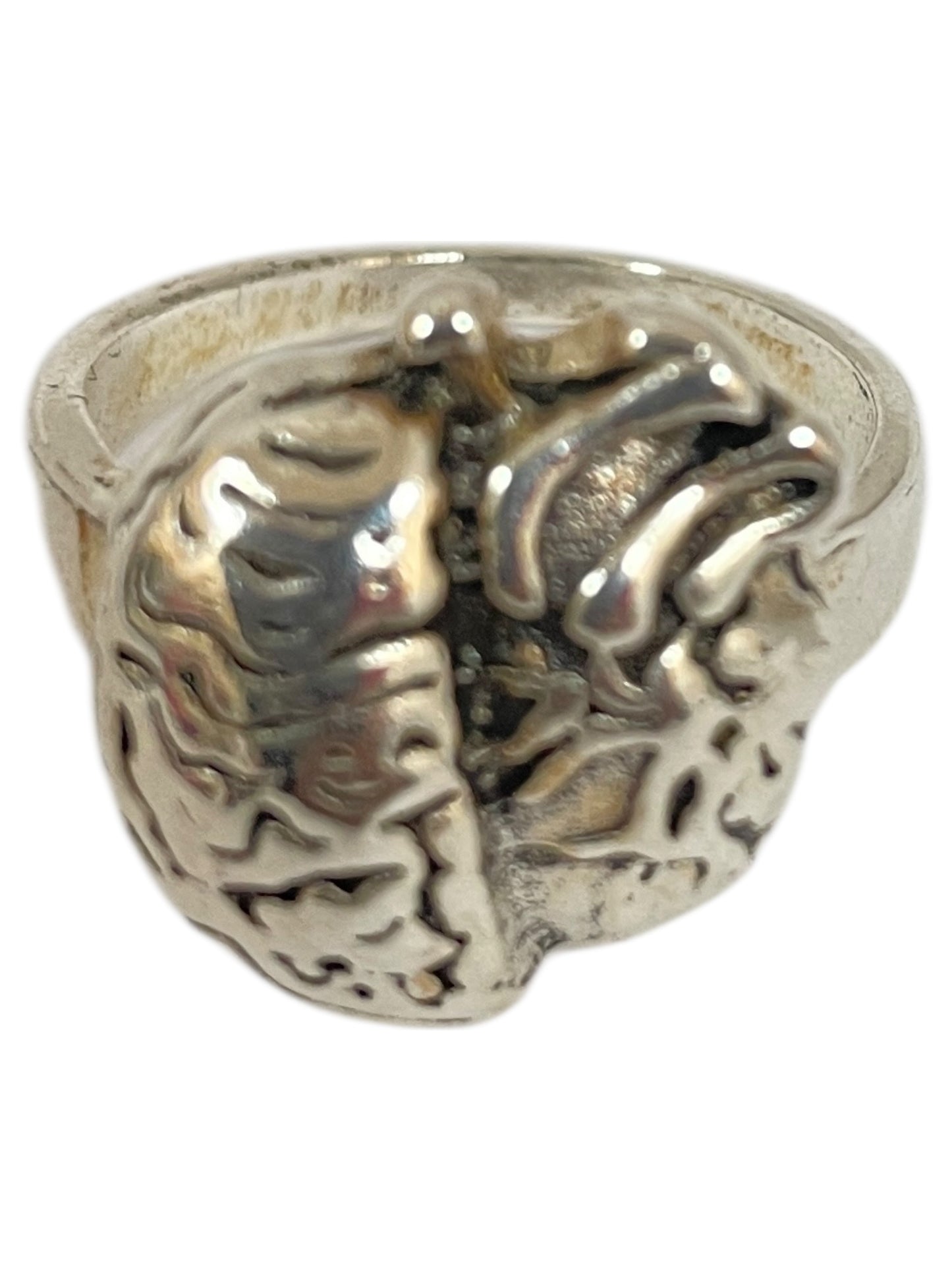 Ring Statement By Cmf In Silver, Size:8.5