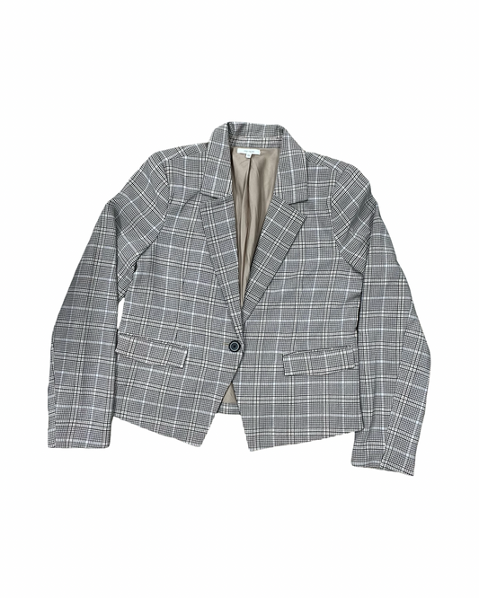 Blazer By Maurices In Tan & White, Size:M